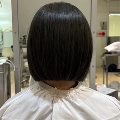 明日18:30前後スタート✂︎無料ミディアムボブカット&カ…