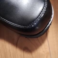 男児　フォーマルシューズ　黒　19cmの画像