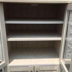 ☆お値下げJM20031S)食器棚/キッチンボード 幅：約58,5cm 高さ：約118cm 奥行：約39cm 中古品【取りに来られる方限定】の画像