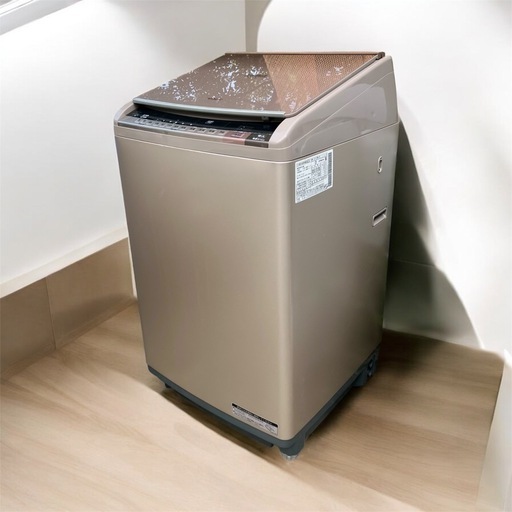 【取引確約】日立電気洗濯乾燥機BW-D1OWV（2015年製）     　