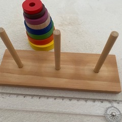 ハノイの塔8段の画像