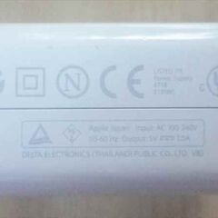 ★ＵＳＥＤ★アップル純正・５Ｖ・ＵＳＢ充電器・２個セット★の画像