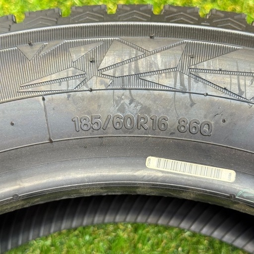 コンパクトカー用　185/60R16 86Q 4本　交換工賃込み　トーヨータイヤ　GIZ2