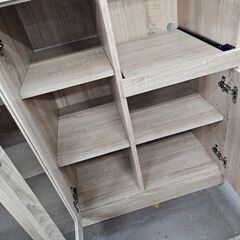 リサイクルショップどりーむ天保山店　No3263　お買い得品♪　レンジボード　食器棚　おしゃれ♪の画像