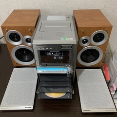 Panasonic DVD内蔵カセット付MDミニコンポ SC-PM910DVD-Sの画像