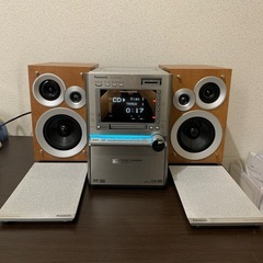 Panasonic DVD内蔵カセット付MDミニコンポ SC-PM910DVD-Sの画像