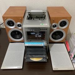 Panasonic DVD内蔵カセット付MDミニコンポ SC-PM910DVD-Sの画像