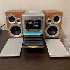 Panasonic DVD内蔵カセット付MDミニコンポ SC-PM910DVD-Sの画像
