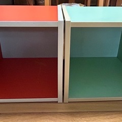 カラーBOX２個の画像
