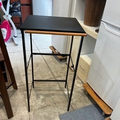 山崎実業 伸縮 おしゃれ 収納 ゴミ箱上ラック レンジ台 キッチン収納 中古 買取 家具 ブラックの画像