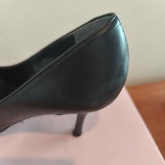DIANAパンプス スクエアトゥ スパンコール25cmの画像