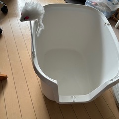 【新品】猫トイレ話題の2way式　0円に値下げしました。の画像