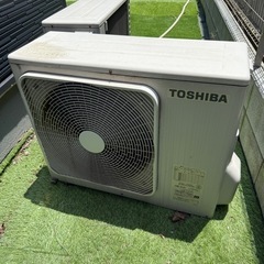 【業務用】東芝エアコン2台セット（室外機ROA-AP637HJ／室内機AIU-AP637H）ポンプダウン済みの画像