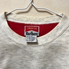 90s marlboro リザード 刺繍 スウェット グレー Lの画像