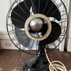 HITACHI 日立 昭和 レトロ 扇風機 M-6034D 30cm デスクファン 卓上扇 ヴィンテージ 動作品 アンティーク 当時物