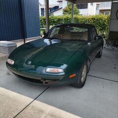  【希少NA8C】ユーノス・ロードスター Vスペック｜全塗装済・幌新品・車庫保管･ナルディステアの画像