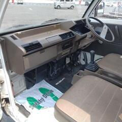 旧車！希少！車検長い！即戦力！オートザム　DG51T 平成3年式　スクラムトラック 走りの4速！笑　低走行6万キロ台　R12 クーラー付き　扱いやすいF6A エンジン　12インチ　ディスクブレーキ　今流行りのアメリカ輸出にいかがですか？
タイヤ山バリ　年式の割に綺麗！の画像