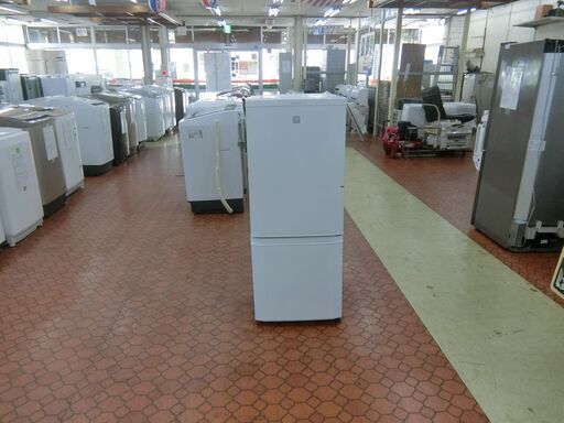 ID 615014　三菱２ドア　146L　２０１９年製　MR-P15ED-KW