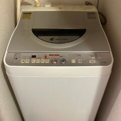 SHARP 洗濯＆乾燥機 シルバー Ag+イオン 単身用の画像