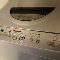 SHARP 洗濯＆乾燥機 シルバー Ag+イオン 単身用の画像