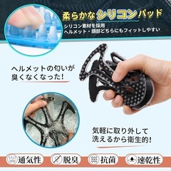 ヘルメット用 ベンチレーションライナー ヘルメットインナー ヘルメット用 ライナの画像