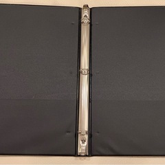 リングファイル　3穴　レター(A4)サイズ3種類4冊　クリアフォルダと仕切り付きの画像