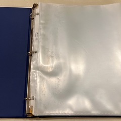リングファイル　3穴　レター(A4)サイズ3種類4冊　クリアフォルダと仕切り付きの画像