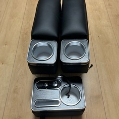 ハイエース 200系コンソールボックス ブルーLED アームレスト収納3点セットの画像