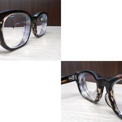 匠 角矢甚治郎作 其参拾貳 10金飾り 53口20-145 カドヤジンジロウ メガネフレーム セルフレーム 鯖江職人 日本製 レンズ度入り 苫小牧西店の画像