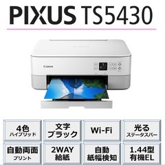 ほぼ未使用美品 プリンター複合機 CANON　インクつき