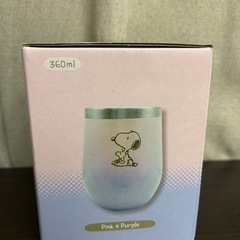 スヌーピーグラス(新品、未開封)の画像