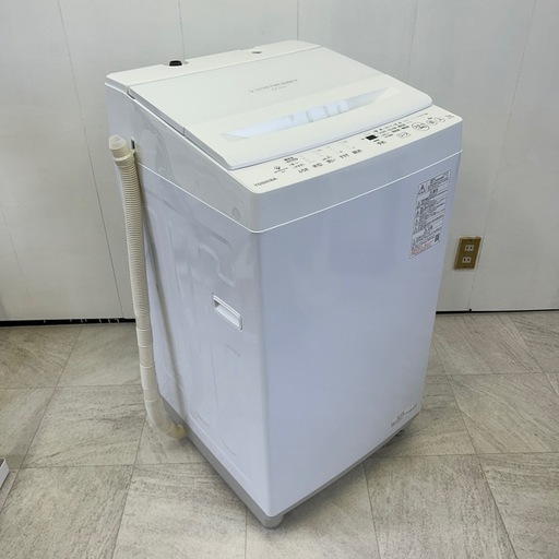 美品 2020年 TOSHIBA AW-7D9 7kg 洗濯機 状態美品