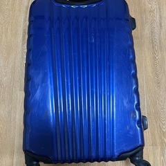 キャリーバッグ　ブルーの画像