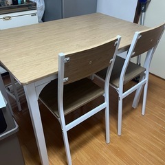 ［兵庫県神戸市引き取り限定］［値下げしました］ダイニングテーブルセット 神戸市西区引き取り限定］［値下げしました］ダイニングテーブル