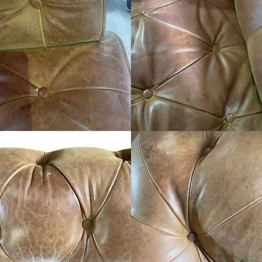 クラッシュゲート ヴィンテージソファ 3人掛 アンティーク家具