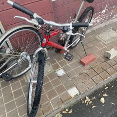 リサイクルショップどりーむ鹿大前店　No276 マウンテンバイク　26インチ　タイヤ劣化　ヒビあり　ギアリアのみ切替可能　激安自転車の画像