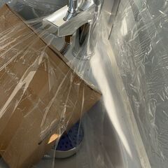 屋外対応トイレスペース 仮設トイレ・屋外トイレよりも良いモノを 個室タイプ 洗面・換気扇・照明付き の画像