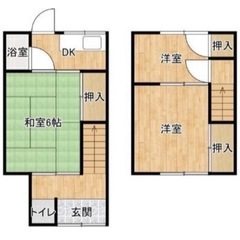 🎵大和高田市築山戸建 初期費用無料🎵大家さん直接契約3DK 39...