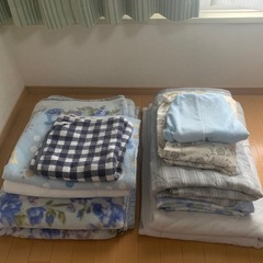 古いタオルケット　毛布　シーツ　  お譲りします