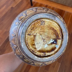 沖縄やちむん壺の画像