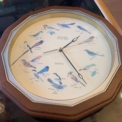 エルジン　bird掛け時計
