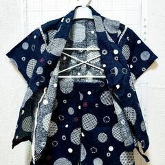 試着のみ】甚平　110cmの画像