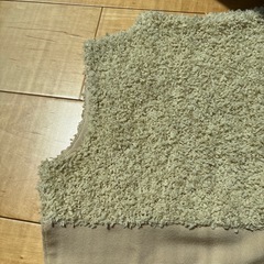 ノースリーブ　タンクトップ　ベージュ　ゴールド　Mサイズの画像