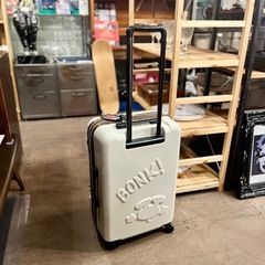 《売約済》【武蔵小山店】 スヌーピー キャリーケース スーツケース トランク 機内持ち込み TSAロック 4輪キャリー SNOOPY キャラクターグッズ ピーナッツ PEANUTS 子供用キャリー かわいいキャリーケース イエロートランク 中古キャリーケース バッグ 旅行バッグの画像
