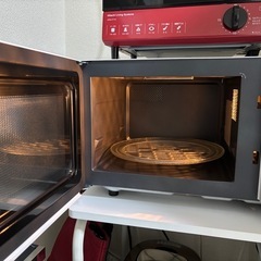 白い電子レンジ　良品の画像