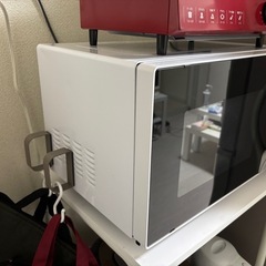 白い電子レンジ　良品の画像