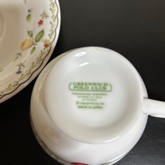 コーヒーカップとソーサー5セットの画像