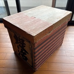 昭和レトロ　茶箱の画像