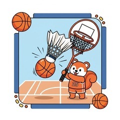 「新規募集」緩くバスケやバドミントンで遊びませんか