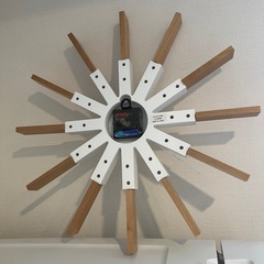掛け時計　Sirio ホワイト ウォールクロック　白色の画像
